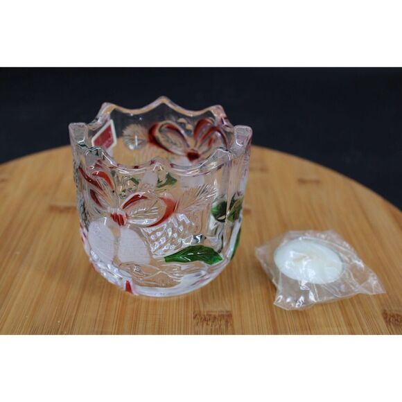 CELEBRATIONS by MIKASA Holiday Bells Collection Votive Candle Holder NIB - Picture 2 of 8